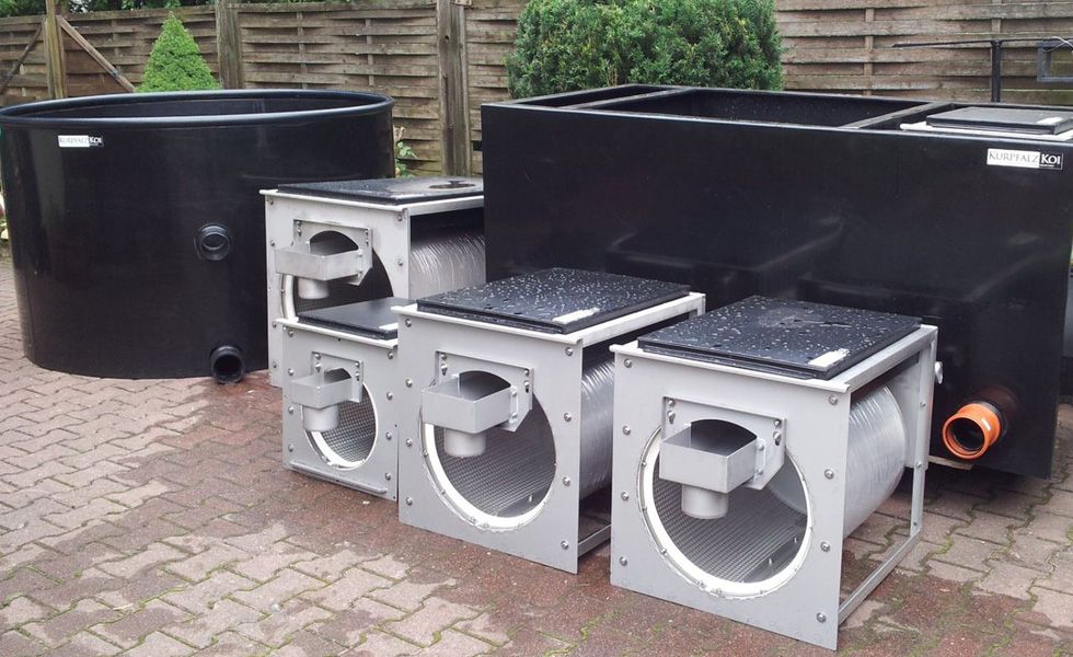 KSF Filter, VA- Einhängefilter Lavair und Hälterungsbecken