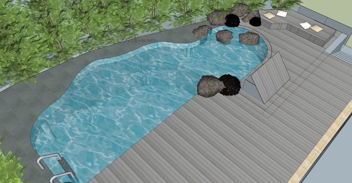 Teichskizze Frankfurt ( Komplettumbau )